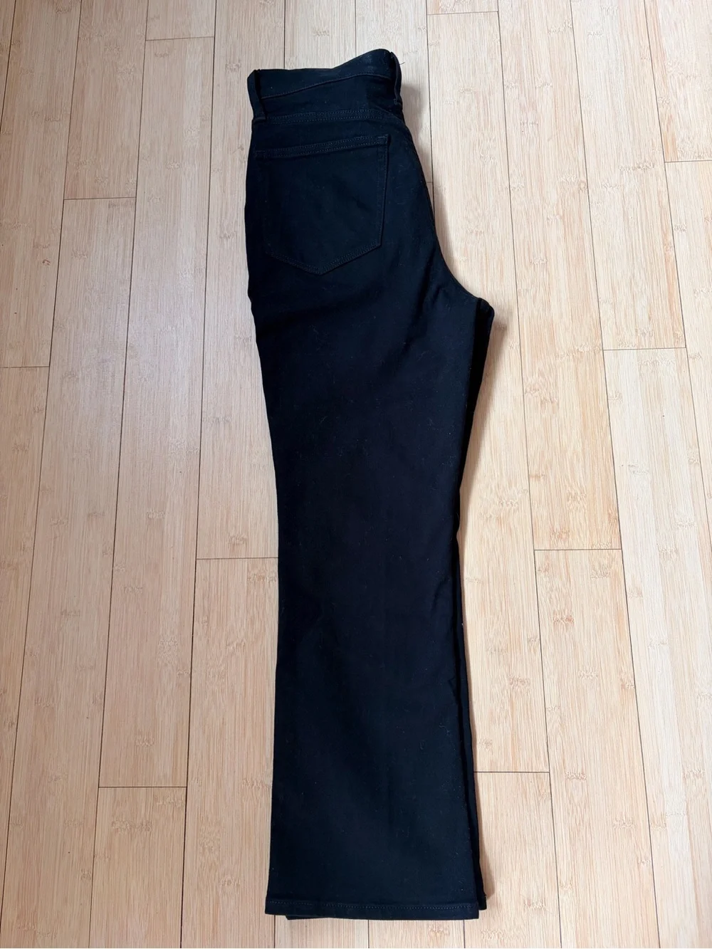 J. Crew Black Flare Wide-Leg Jeans